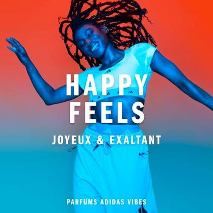 Eau de Parfum - ADIDAS - Vibes Happy Feels - Pampelmuse - Jasmin - Vegan 100 ml