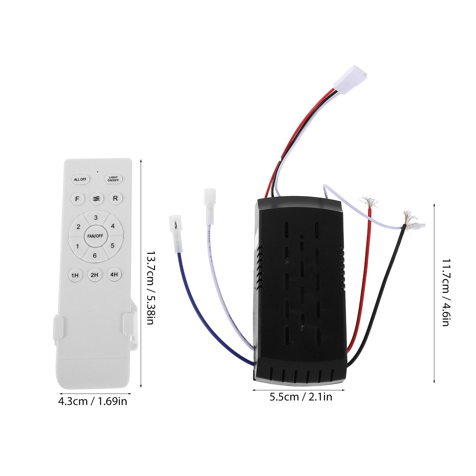 

1Set Variable Speed Ceiling Fan Motor Controller Dc Motor with Wireless Remote for Fan Light Universal Electric Speed Controller