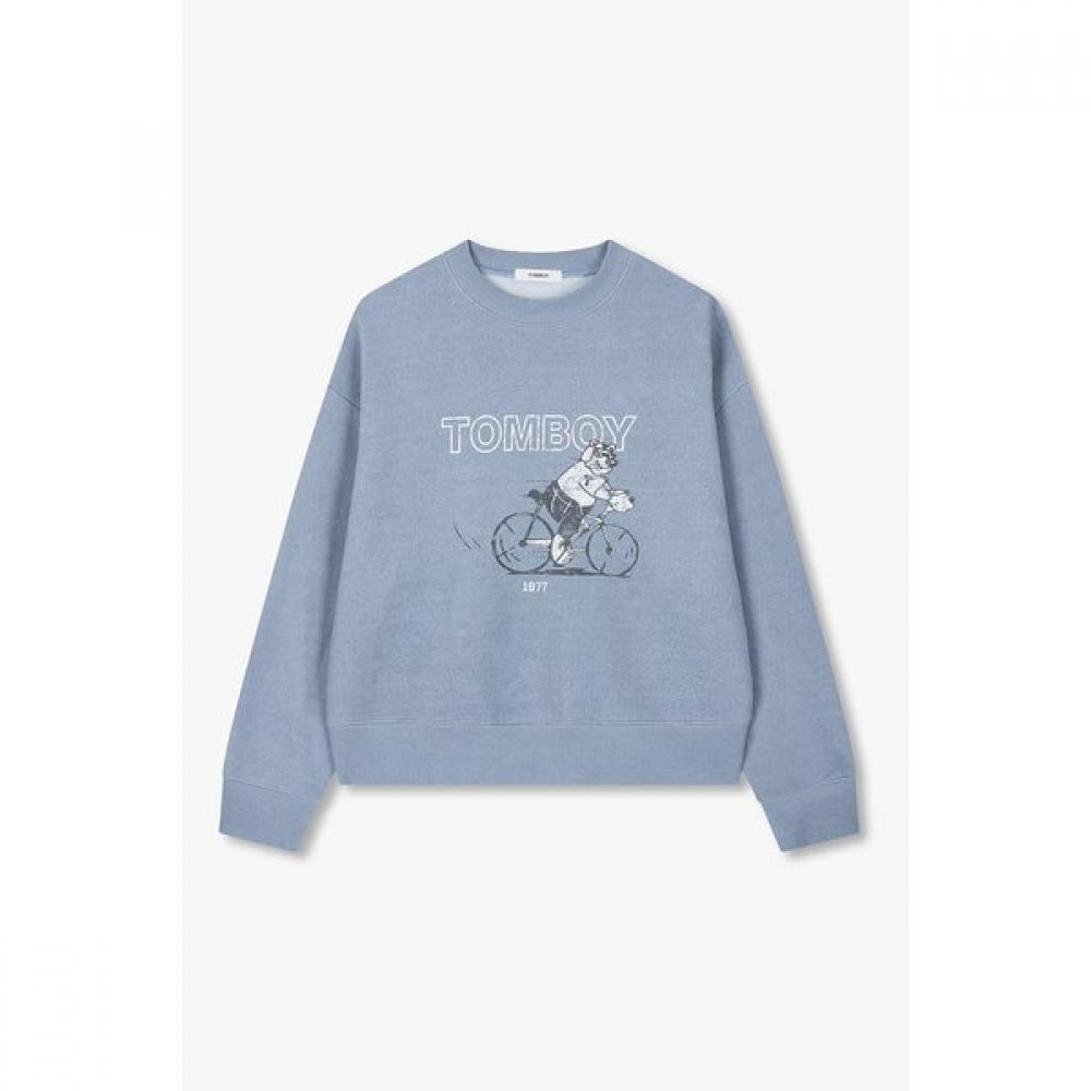 

Studio Tomboy Pigment Graphic Sweatshirt 9176122973ar 85 (charcoal gray)/One size