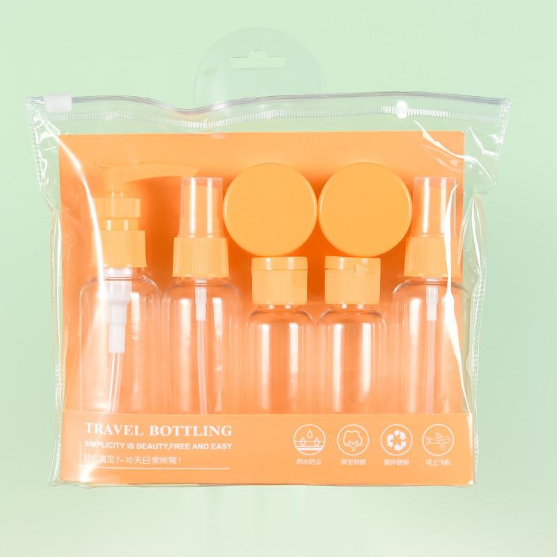 7pcs Makeup Travel Dispenser Portable Toiletry Kit Pressed Spray Tools Bottle