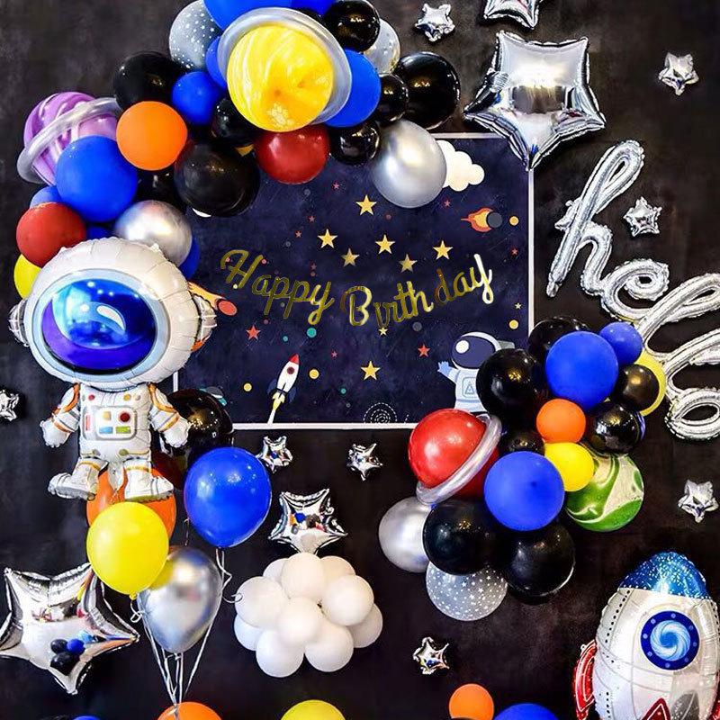 5th 5pcs Astronaut Balloon Kit Astronaut Outer Space Theme Birthday Galaxy Theme Party Decor 5th 5pcs Astronaut Balloon Kit Astronaut Outer Space Theme Birthday Galaxy Theme Party Decor
