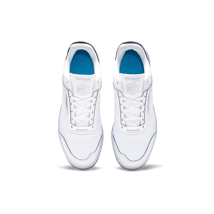Reebok Club C Legacy White Radiant Aqua Unisex Sneakers Footwear-White Brave-Blue GZ0085