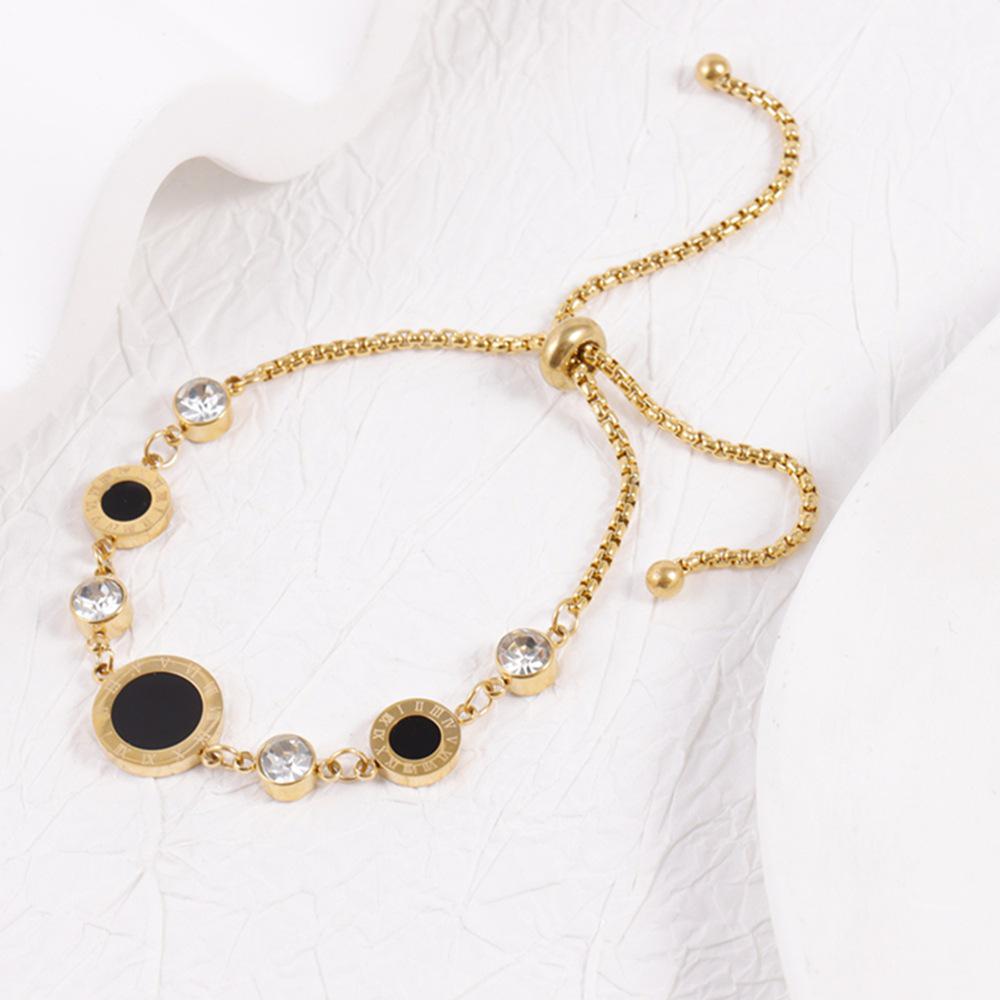 Adjustable Women's Drawstring Bracelet - Luxurious & Versatile Jewelry for Commuting