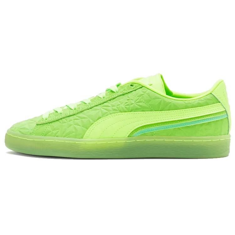 Puma Suede Triplex Mono 'Quake - Green Glare' (Unisex) Green Glare / Green Flash / Irish Green Skate Shoes 384164 02