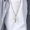 Necklace Vintage Pendant Amulet Talisman Ankh Cross Men Women Stainless Steel Egypt Egyptian Key Life Religious Jewelry Gift