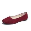 Women Spring Autumn Candy Color Flat Shoes Round Toe Suede Loafers Slip On Women's Office Work Casual Shoes Size 43 WSH3606