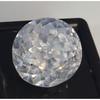 White Zircon Cambodia Natural 51-53 Ct Round Cut Stunning Certified Gemstone