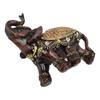 Wealth Resin Statue Elephant Lucky Feng Shui Elephant Figurine Home Decoration For Living Room