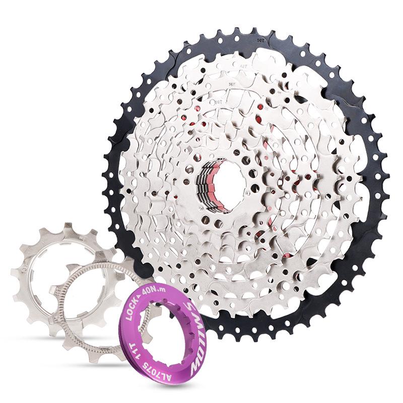 Mountain Bike 9/27 Speed Cassette Freewheel Sprocket (11-34T/40T/46T/50T)