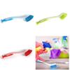 Dish Cleaning Plastic Brush Suction Cup Scrubbing Brush With Durable Bristle