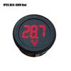 1PCS DC4-100V DC LED Digital Display Car Round Two-wire Voltmeter Tester Panel
