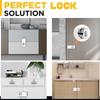 Schlüsselloses Sicherheitskamera-Schloss Haushaltschrank Passwort-Riegel Anti-Diebstahl-Kombinationsschloss Zinklegierung Passwort-Schubladenschlösser