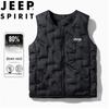 JEEP SPIRIT Men's Stand Collar Puffer Down Vest