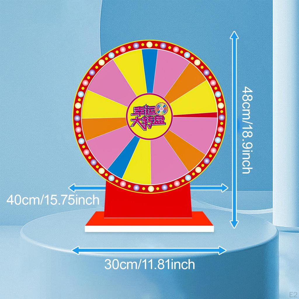 Prize Wheel for Games, Turntable Fun Activities