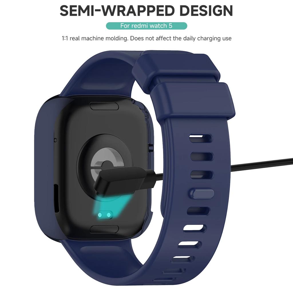 Case for Redmi Watch 5 Active/Lite Screen Protector Case Soft TPU All-Around Protective Bumper Cover Shell Accessories