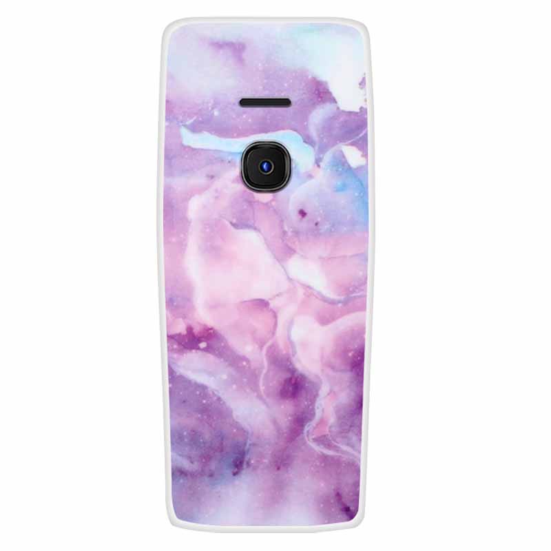 For Nokia 8210 4G Case Soft Silicone Owl Wolf Fashion Back Covers for Nokia 6300 4G Cases Lovely Painted Marble Protection Bags