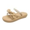 Fairy wind platform slippers female outer wear summer 2025 new small two wear French fashion muffin Roman shoes