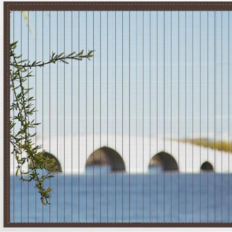 HOT Insect Magnetic Window Screen Window Orotective Net Mesh Curtain Tulle Summer Self-Adhesive Window Curtain Netting