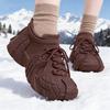Cotton shoes women's winter velvet shoes platform winter shoes octopus flying woven shoes outdoor snow boots thickened two cotton shoes
