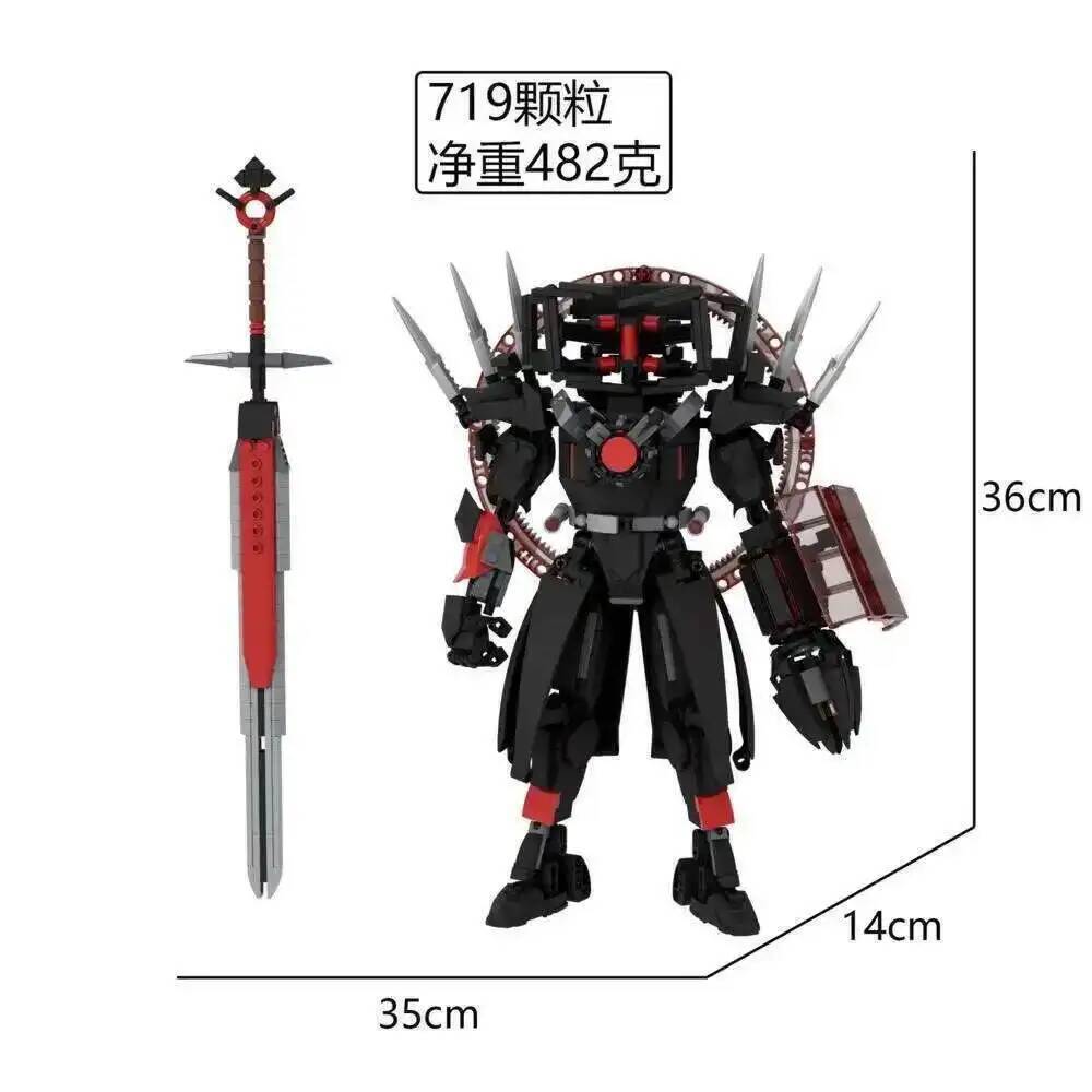 Скібіді Туалет Спікермен Людина-Дикторлник Кубики Титани ТВ Людина Годинниковий Чоловік Годинникоман G Людина Скібіді Будівельний Блок Камерамен Дрильмен