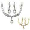 Jewelry Set Lightweight Unique Shape Alloy Unique Necklace Earrings Set for Party