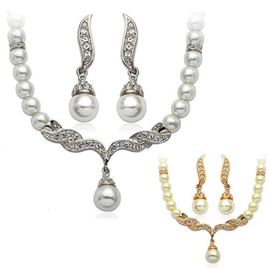 Jewelry Set Lightweight Unique Shape Alloy Unique Necklace Earrings Set for Party