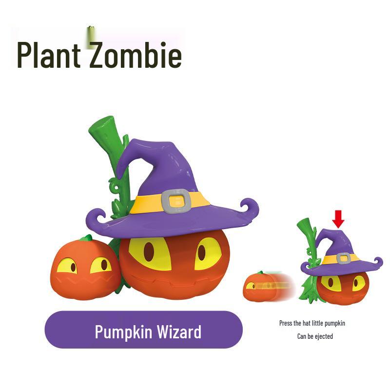 Plants Vs. Zombies Toy Set: Bewitching Mushroom, Fish Hook, Grassland Mine, Flaming Tree, Poison Pea
