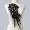 1pair Stylish Embroidered Angel Wing Patches Fashion Women Shoulder Decorations for Casual Wear and Event Dressing
