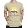 Smiling Friends Logo Novelty 100 Cotton TShirt Smiling Friends Season 2 Tops Tees For Unisex