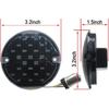 ZYTC 3 1/4" LED Turn Signals Flat PC Lens Style Rear 1156 Red LED Turn Signal Kit For Harley (Not Need Extra Lens)
