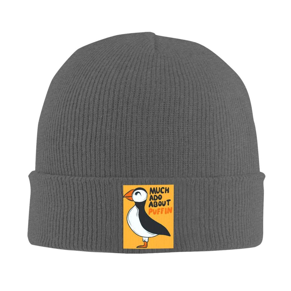 Puffin Bird Warm Knitted Cap Hip Hop Bonnet Hat Autumn Winter Outdoor Beanies Hats for Unisex Adult