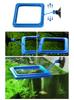 Aquarium Fish Portable Feeding Fish Accessories Feeder Station Floating Square Circle with Suction Cup Easy To Feed Accessories