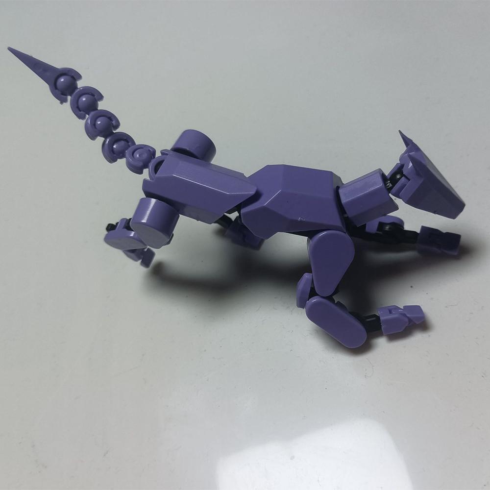 

3D Многосуставный Подвижный Робот-Трансформер Сустав Собака Креативный Принтованный Манекен Манекен Экшн Модель Кукла Игрушки для Детских Подарков 1pcs