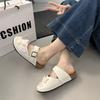 Thick-soled Hole Shoes Women's 2025 Summer New Fashion Soft-soled Bag Head Beach Cool Slippers Outside Wearing Shit Feeling