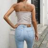 Women Slim Velvet Short Camisole Sleeveless Top