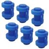 6Pcs Wear-Resistant Trampoline Caps Professional Trampoline Rod Cover Trampoline Tube Caps Small Trampoline Replacements