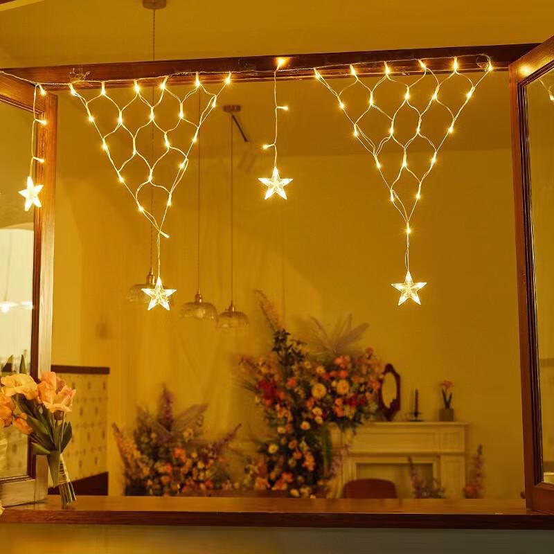 Pailide Christmas LED Icicle Starry String Lights