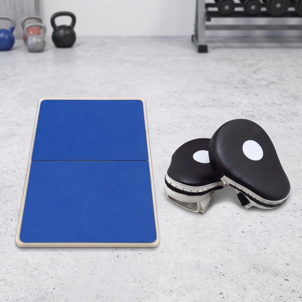 Rebreakable Taekwondo Equipment Blue Boxing Hand Pads Thick Padding Muay Striking Easy Hold Foot