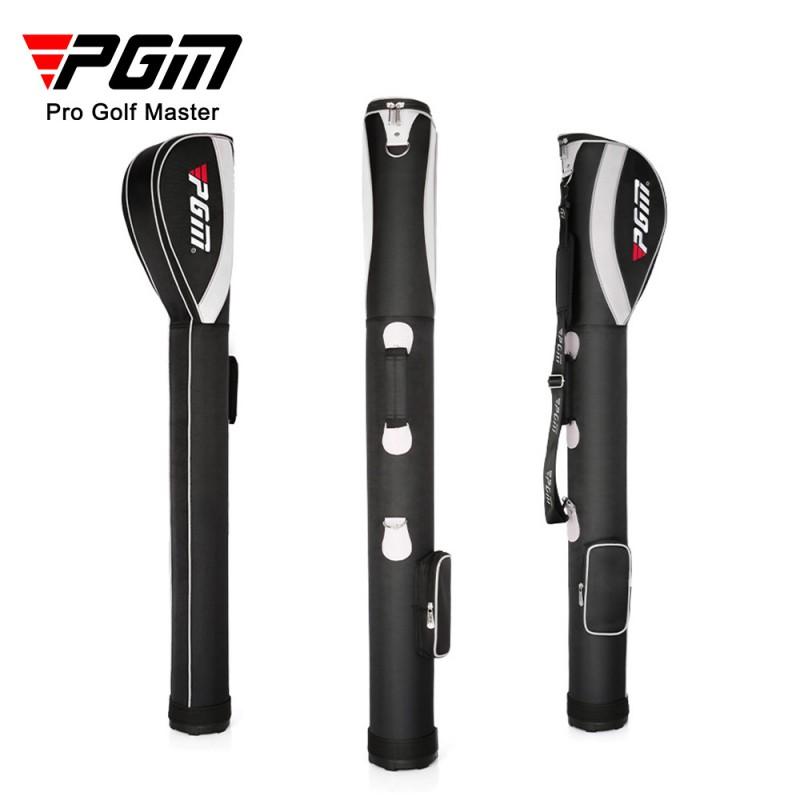 PGM Golf Club Bag 7-10 Clubs Foldable Nylon Stand With Ball Compartment Practice Range Outdoor Use