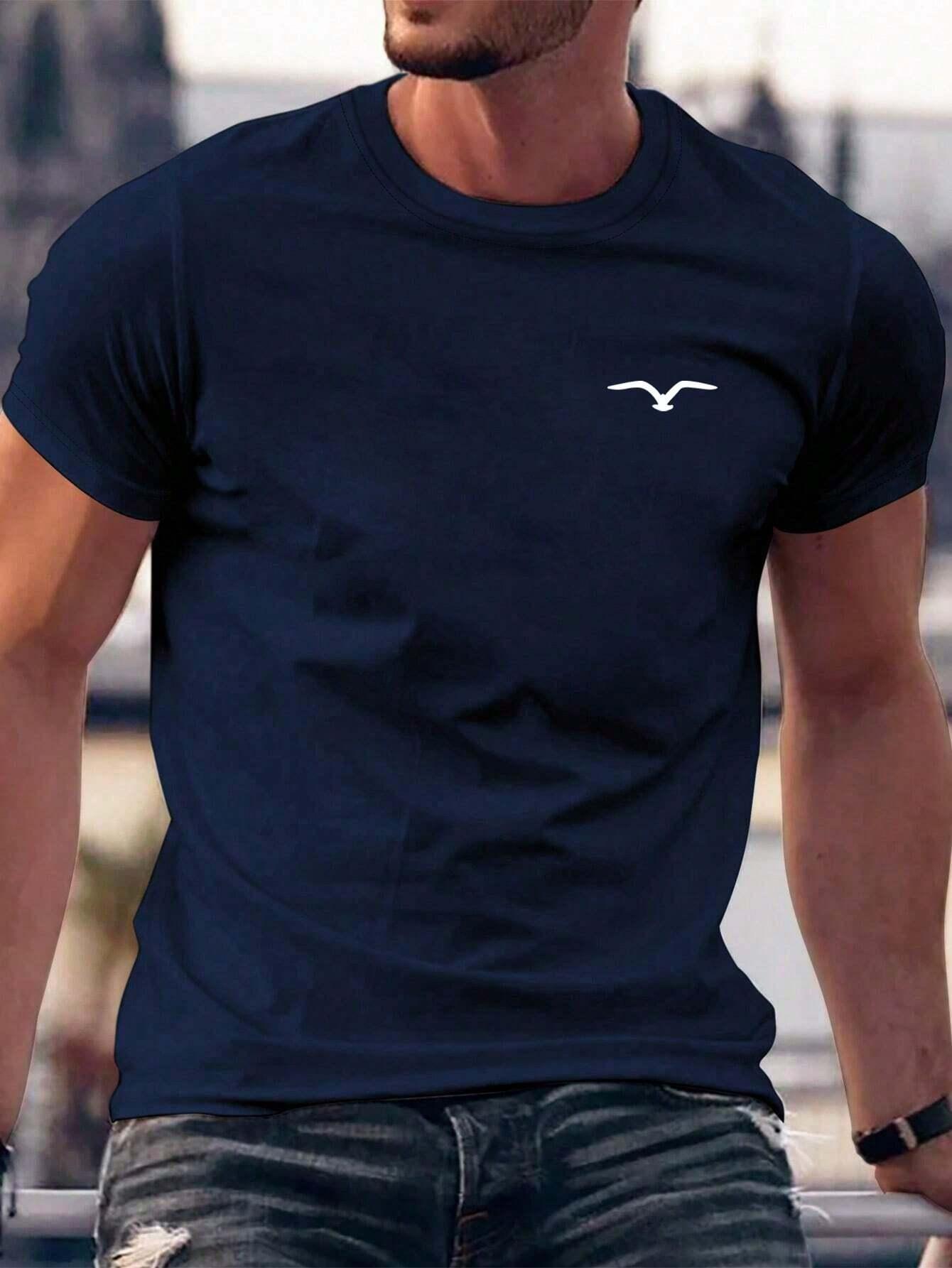 

Simple Seagull Logo Print Tshirt Graphic Tshirt High Quality Men Women Short Sleeve Tshirt Mens Sportswear Mens Top S