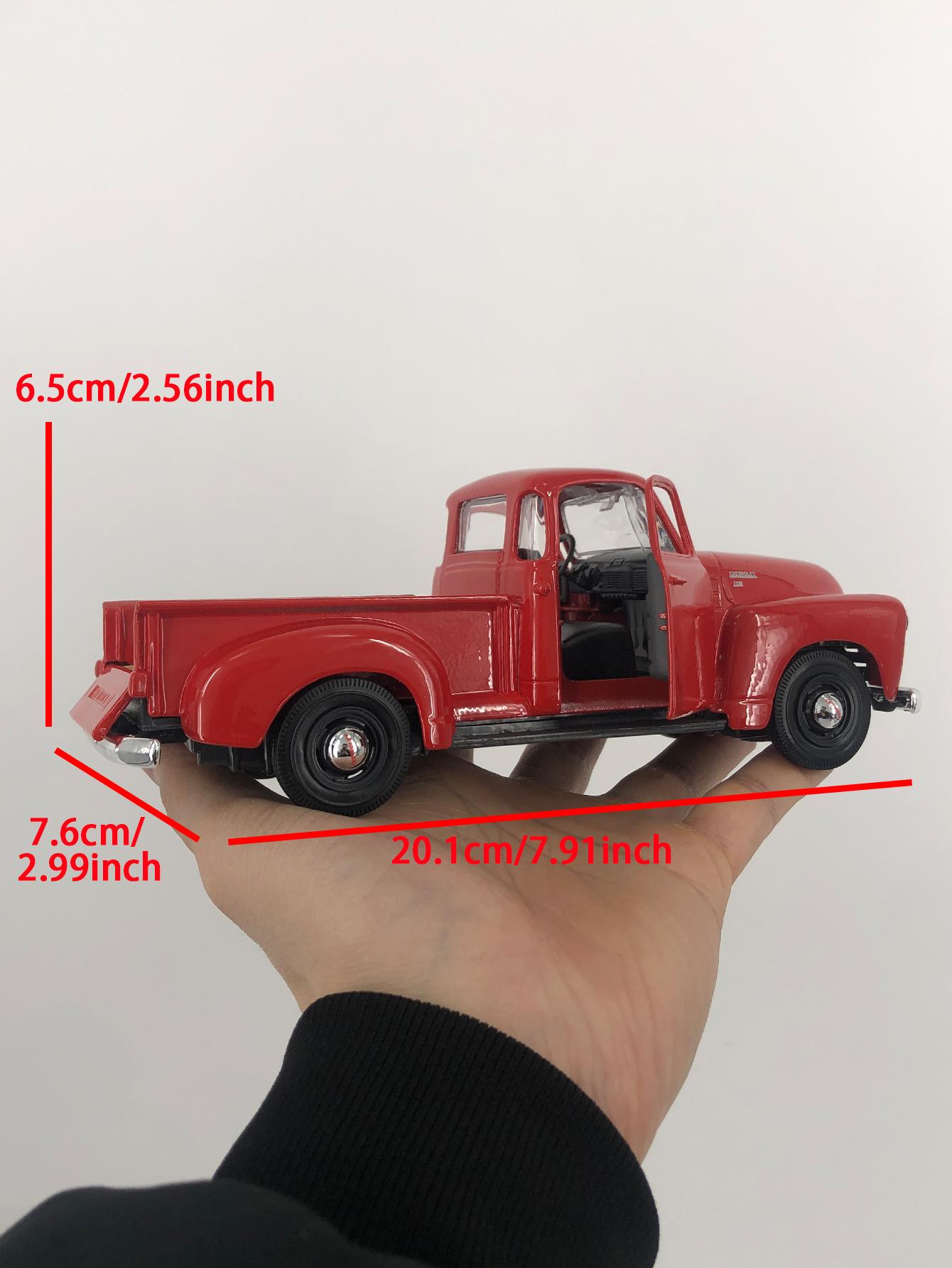 

Maisto 1:25 simulated zinc alloy 1950 Chevrolet 3100 Pick-up model car, static ornament, metal collectible gift car оранжевый