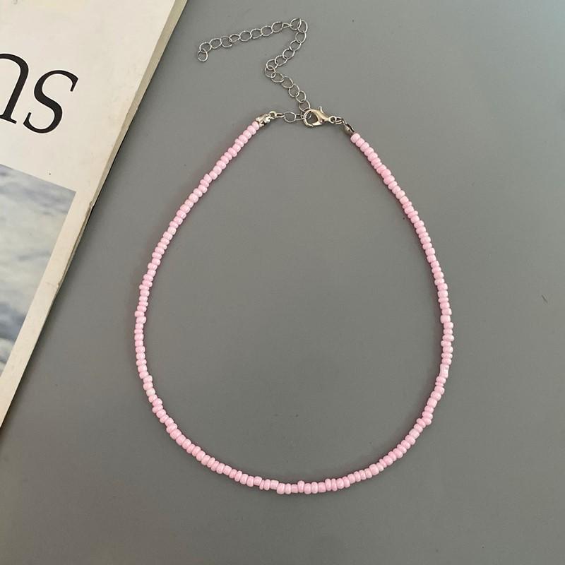 New Seed Beads Bohemia Choker Chain Fashion Charm Collar Colorful Handmade Colar Collar Necklace Jewelry Femme