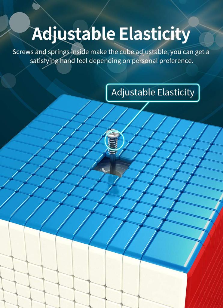 Bucubke Moyu Meilong 12x12 Stickerless Magic Cube Classroom Puzzle Magic Cube MoFang JiaoShi Authentic 93mm MFJS MEILONG 12x12x12 Puzzle Cube Toy