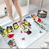 1Pc Christmas Minions Snowscape Carpet Rug Soft Washable Antislip Home Living Room Sofa Mats Personalized Christmas Rug