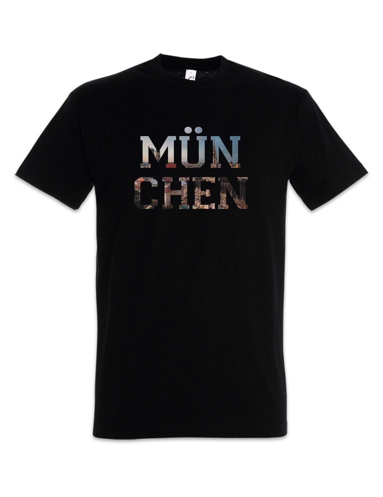 Mnchen T-Shirt Mens Womens Tees Top Skyline Stadt City Deutschland Germany Bavaria Bayern S