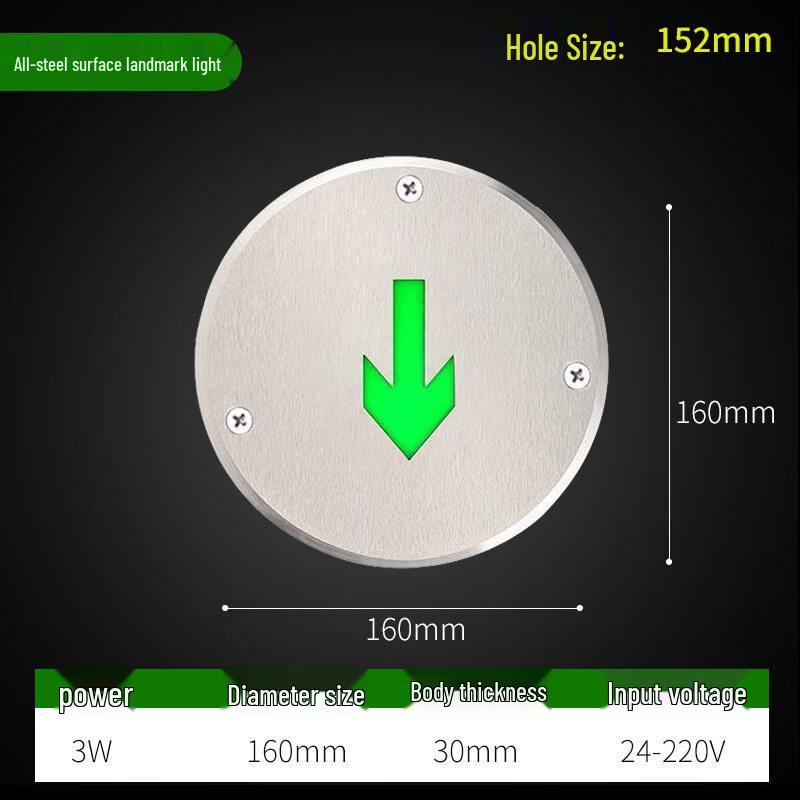 

Aokewen LED Embedded Emergency Exit Sign