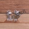 Flying Dragon Pendant Charm, 2 Colors, 15x21mm Alloy Jewelry Accessory