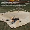 Fireproof Mat Heat Resistant Fire Pit Pad Protect Patio Terrace Lawn Grass Grill BBQ Blanket Outdoor Camping Accessories