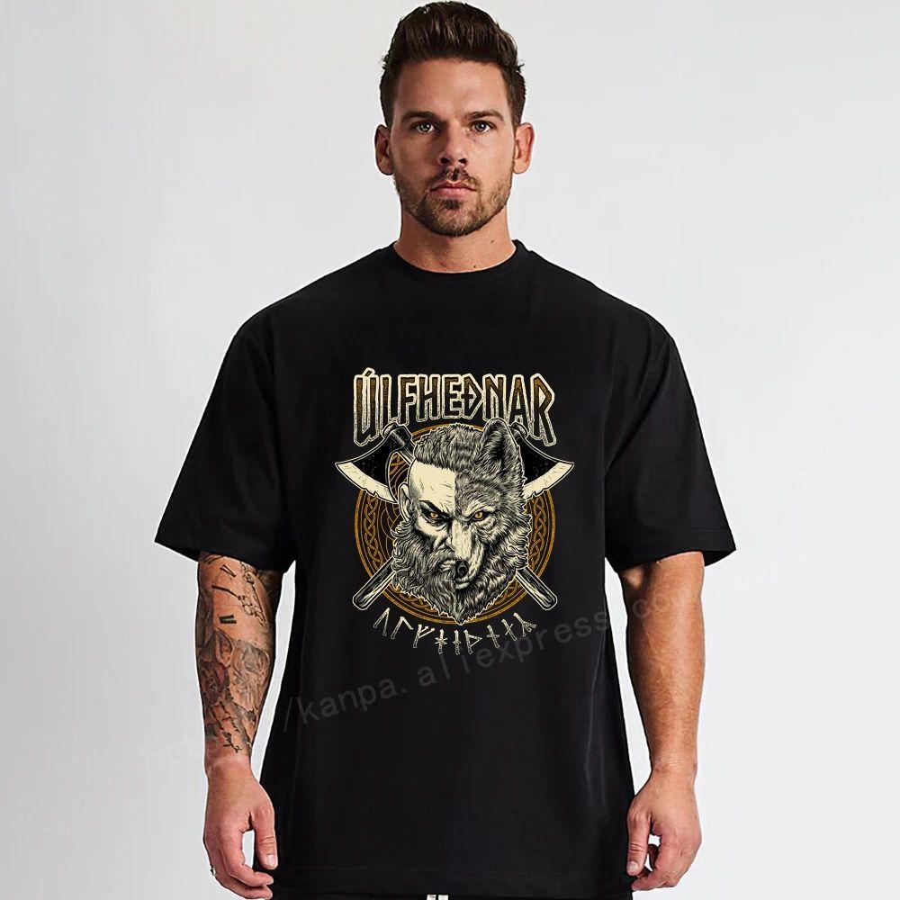 Men ODIN Vikingyins 5xl T Shirt Cotton Vintage Tall Tops Plus Size Tees Big Size Large Clothing TShirts Fashion