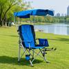 Camping Chair with Canopy Portable Furniture Ergonomic for Beach